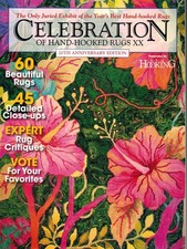 Celebration of Hand-Hooked Rugs XX - paperback Rug Hooking Magazine