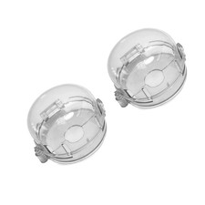 2PCS Oven Stove Knob Covers Universal Transparent Kids Safety Guard Baby Childre