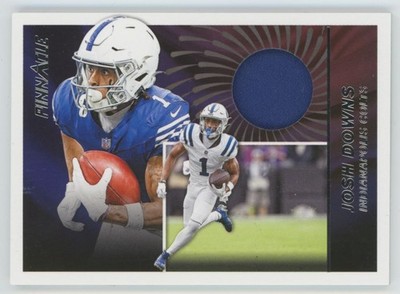 Josh Downs 2024 Panini Pinnacle Encore /199 Jersey #PJ-JDS Indianapolis Colts