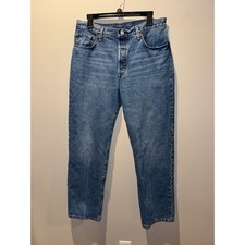 Levi's Premium 501 90s Men's Jeans   W32 L32  Blue Straight Leg  Button Fly 158 