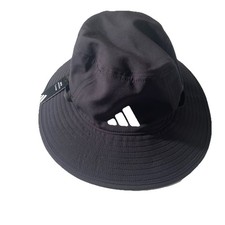 New Adidas Bucket Hat UPF 50 Moisture-Wicking Adjustable Drawstring Unisex NWT