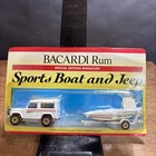 Matchbox Sports Boat and Jeep Bacardi Rum - MIB Unopened 1991