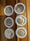 Kennedy Half Dollar 1965-1969, 40% Silver, 6-Pack