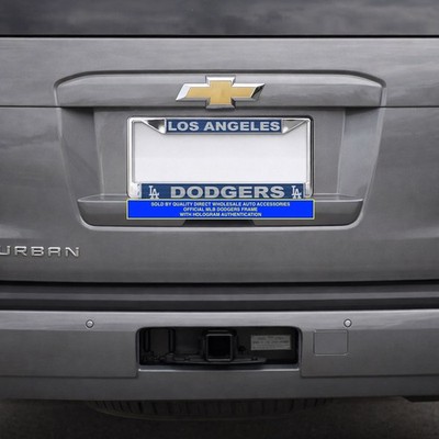 LA DODGERS BASEBALL    OFFICIAL  MLB Metal License Plate Frame   BEST GIFT  