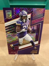2022 Donruss Elite Football Dalvin Cook Purple /99 Color Match SP
