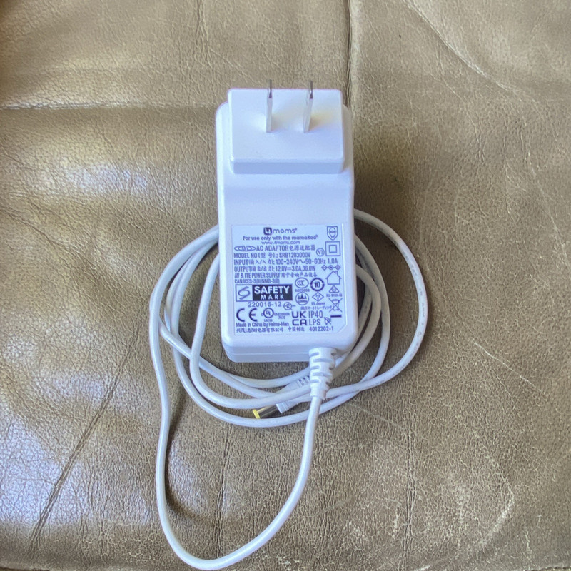 4moms mamaRoo AC Adapter Power Supply 12V, 3A