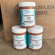 RARE Discontinued Duncan Envision Sand Bar IN1049 low fire glaze 3ct 4 oz jars