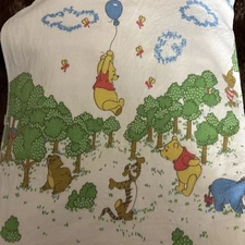 Vintage Winnie The Pooh Receiving Blanket