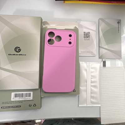GolbinBox Pink Magnetic Back Case Cover for Apple iPhone 17 Pro Max