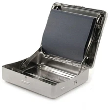 Metal Automatic Cigarette Smoking Rolling Machine Roller 70mm (Random Pattern)