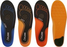 Work Comfort Insoles Arch Support Insert Women Men,3 Custom Arch Heights for ...