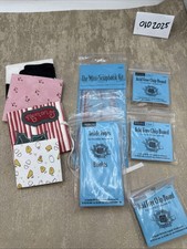 NEW VTG Blue Mini Scrapbook Kit Make Your Own 2.5" x 2.5" Books In 1 Hour