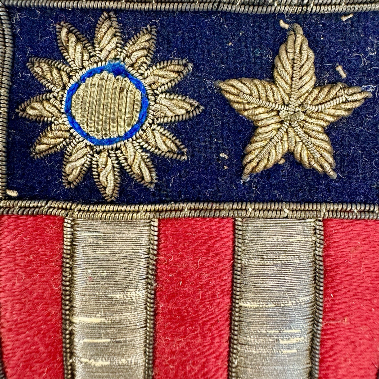 WWII Flying Tigers 14th AF Hand-Painted Leather Patches • Theater-Made Authentic