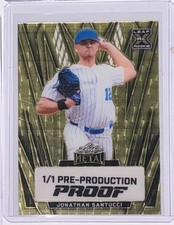 2024 Leaf Metal Baseball Jonathan Santucci Super Prismatic Gold Proof 1/1