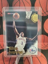 1997 Fleer Allen Iverson #295 Rookie Philadelphia 76ers Basketball Card. rookie card picture