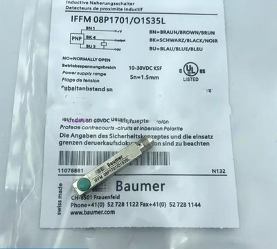 1PCS New FOR Baumer Electric IFFM 08P1701/01S35L Proximity Sensor @zx