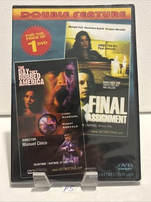 Final Assignment 1982 / The Day They Robbed America 1985 DVD New Michael York P5