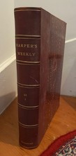 HARPER'S WEEKLY 1904 JANUARY thru JUNE Hard Bound MARK TWAIN Excellent Condition