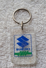 Vintage 1990s Suzuki Blue And Green Keychain
