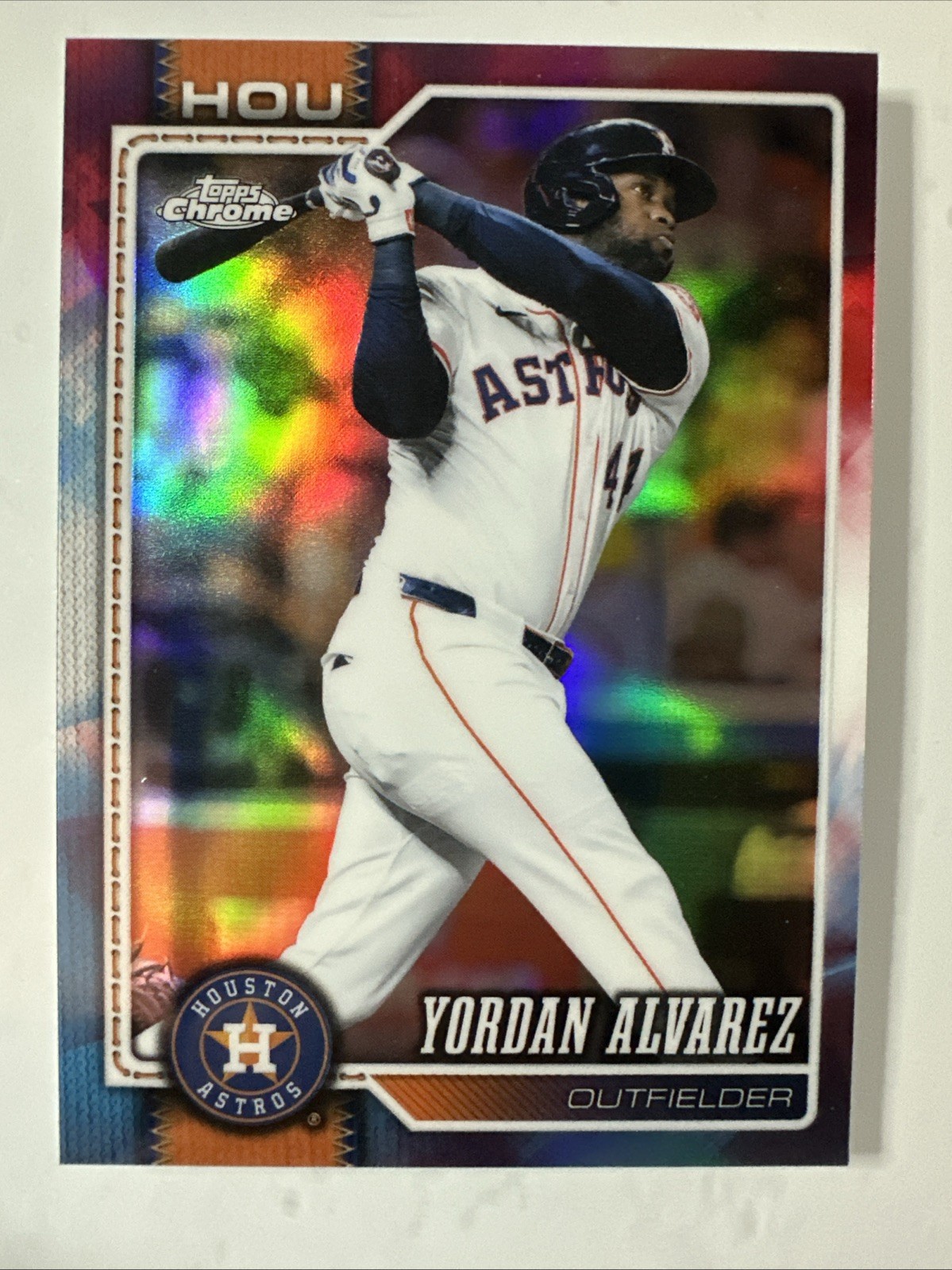 2026 Topps Chrome Yordan Alvarez Red White & Blue Refractor SP #3 MVP BUYBACK!?