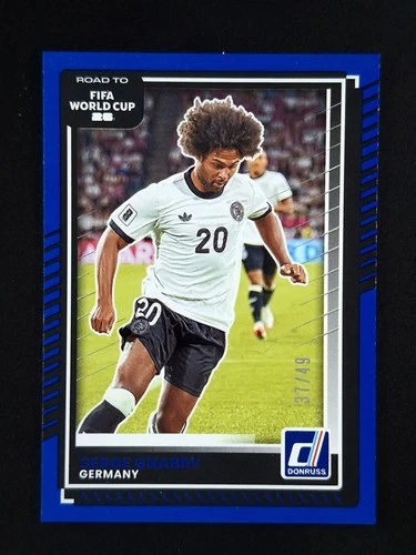 2025-26 Panini Donruss FIFA Soccer SERGE GNABRY 37/49 Blue Germany #38