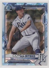 2021 Bowman Sapphire Chrome Prospects Aqua Refractor 21/99 Nick Bitsko 0o6v