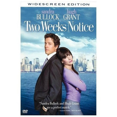 Two Weeks Notice (DVD, 2003, Widescreen) NEW