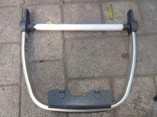 SILVER UPPAbaby Vista V1 2015 And V2  Stroller Seat Foot Rest Pivot Assembly