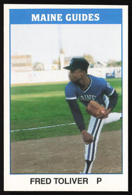 1987 TCMA Maine Guides #7 Fred Toliver      Card