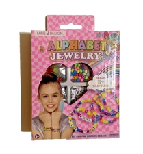 Mine 2 Design ABC Jewelry By Horizon Group USA 150+ Beads 2 yds Elastic Cords