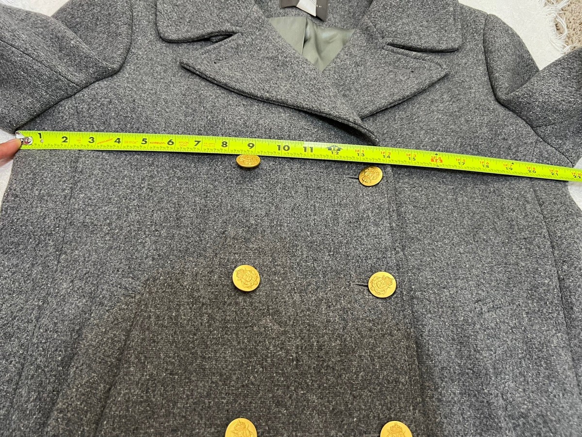 リエルリシェStall set Rever Pea Coat チャコールグレー リエルリシェStall set Rever Pea Coat チャコールグレー