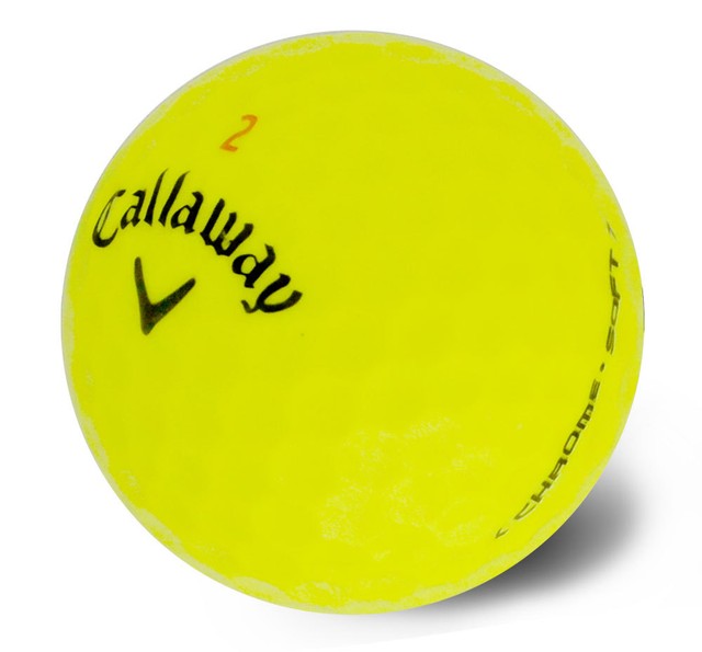 72 MINT Callaway Chrome Soft Yellow Golf Balls 6 Dozen AAAAA Tees for