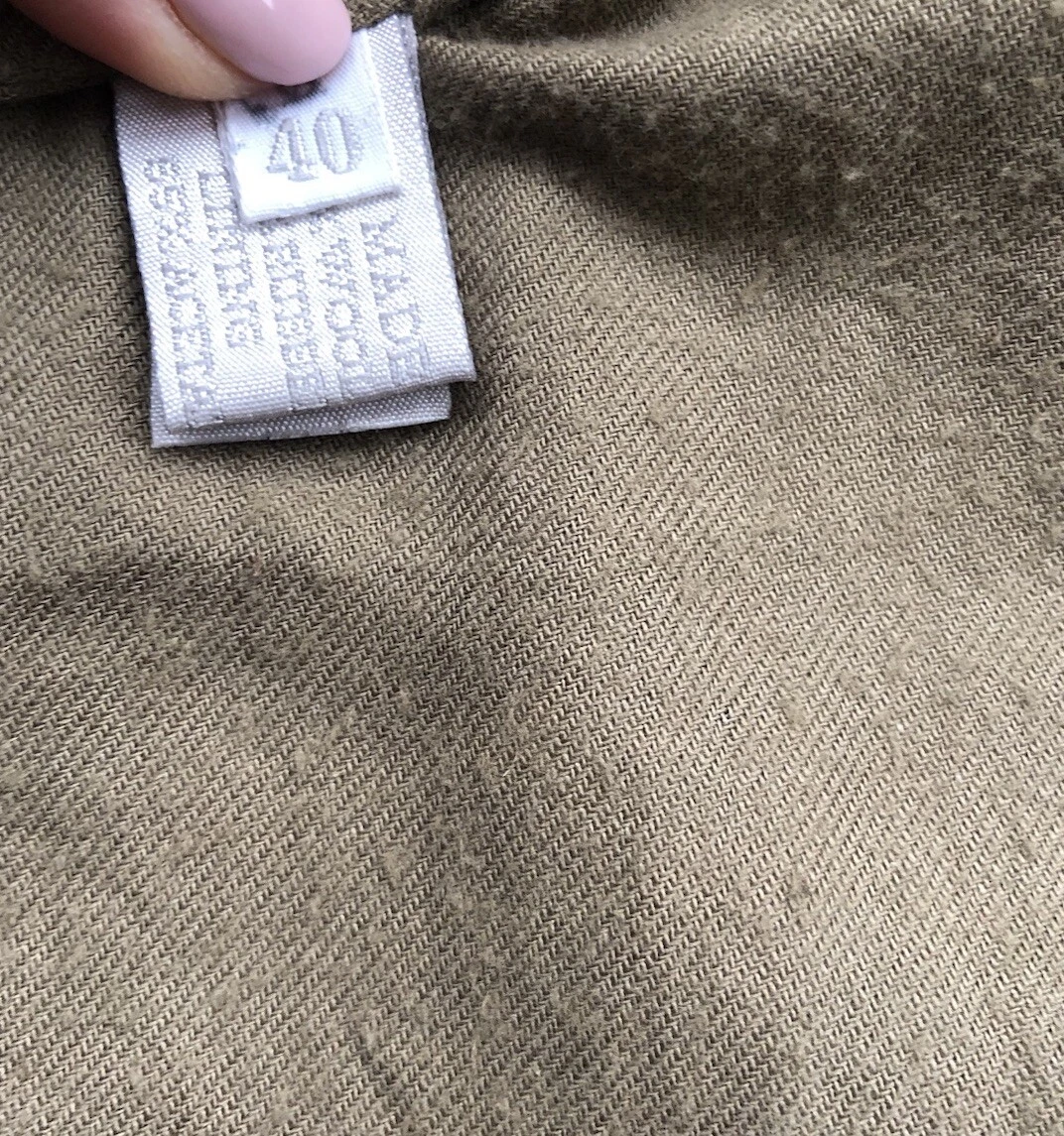 Giacca blazer lana verde kaki Miu Miu taglia 40 Italia S US ottime condizioni