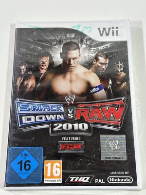 WWE SmackDown vs. Raw 2010 (Nintendo Wii Spiel, 2010) Wrestling Spiel Neu HL5