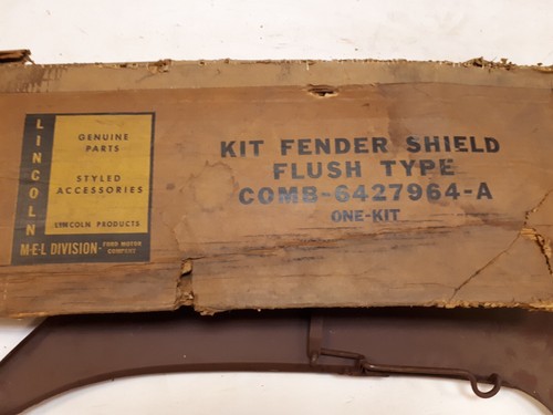 60 MERCURY FENDER SKIRTS 1960 MERC FACTORY STEEL Pair NOS C0MB-6427964-A FoMoCo - Picture 8 of 8