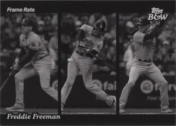 2023 Topps Black & White - Freddie Freeman #FR1 - 1 of 1