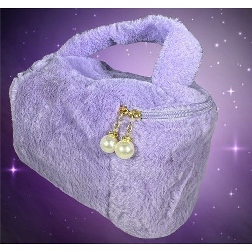 SANRIO Kuromi Beauty Collection w/fuzzy Makeup bag Ships FAST from USA* - Picture 6 of 7