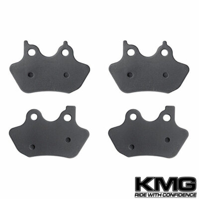 Front + Rear Organic NAO Brake Pads For 2000-2003 Harley FXD Dyna