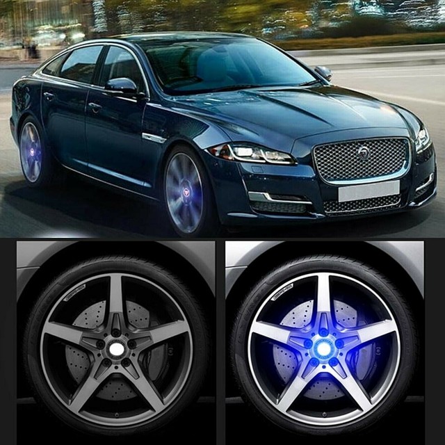 Floating LED Illuminated Lighting Wheel Center Caps For Jaguar Car 59mm 2.32in eBay