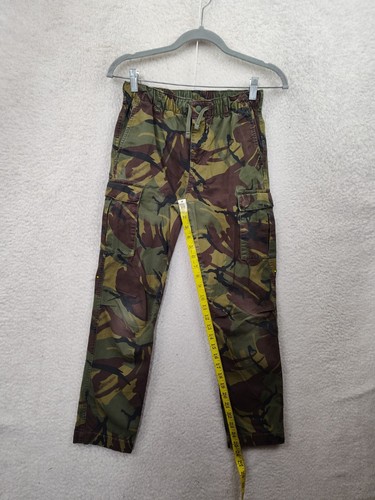 Polo Ralph Lauren Boys Pants 14 Green Camo Cotton Blend Drawstring Cargo Trouser - Picture 10 of 21