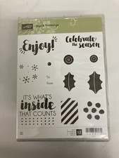 Stampin' Up Tags Trimmings Stamp Set NEW Christmas