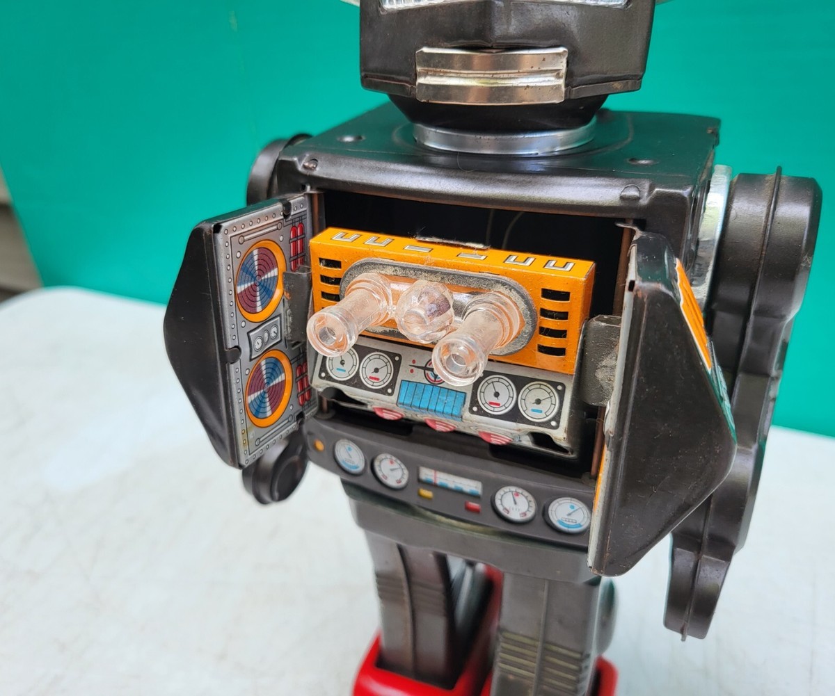 Horikawa Super Astronaut Robot Tin Toy ROTATE O MATIC Japan 1960s