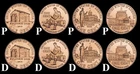 2009 P&D Complete 8 Coin Lincoln Penny Set in "Uncirculated" Condition