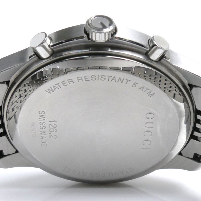 GUCCI G Timeless Chronograph Watch Battery Operated YA126254 126.2  