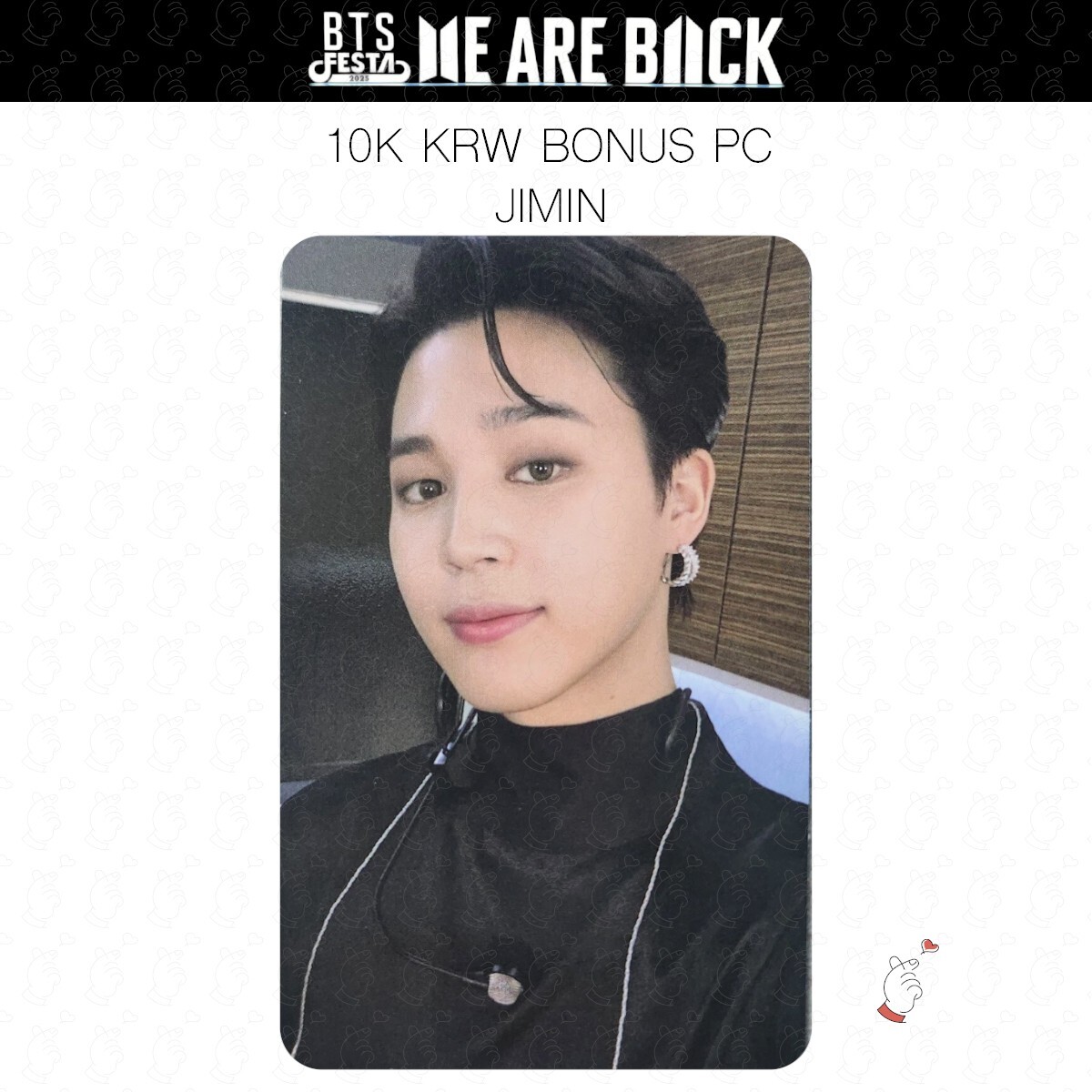 PRE BTS FESTA 2025 ARMY ZONE / CAPSULE MERCH / 10K KRW BONUS