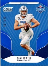 2022 SCORE NFL DRAFT SHOWCASE BLUE PARALLEL #D4 SAM HOWELL 060/100