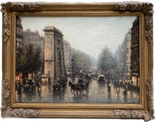 Joaquim Miro Argenter (1869-1914) - Paris, La Porte Saint Denis, Circa 1900