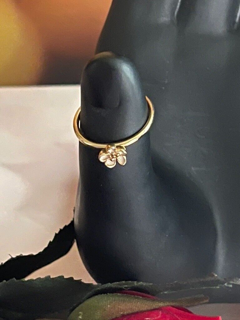 14K Gold Cherry Blossom Ring