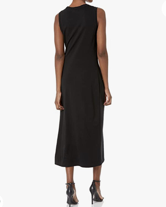 Club Monaco Women's Twist Front Knit Max Black X-Large