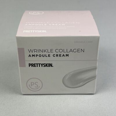 PRETTY SKIN Wrinkle Collagen Ampoule Cream 1.69 fl.oz Exp 2024 NIB